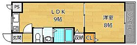 レオハイム長尾III  ｜ 大阪府枚方市長尾元町１丁目（賃貸マンション1LDK・4階・38.88㎡） その2