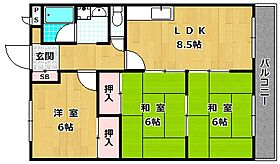 プルミエール大西  ｜ 大阪府枚方市星丘３丁目（賃貸マンション3LDK・3階・61.14㎡） その2