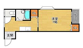 メゾンドオーブ  ｜ 大阪府枚方市磯島茶屋町（賃貸マンション1DK・2階・24.47㎡） その2