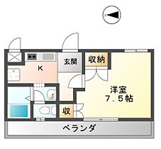 滋賀県愛知郡愛荘町長野（賃貸アパート1K・2階・24.76㎡） その1