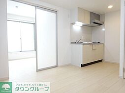 東京メトロ千代田線 北綾瀬駅 徒歩10分の賃貸アパート 1階1DKのリビング/ダイニング