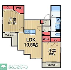 物件の間取り