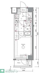 ＡＺＥＳＴ立石I 3階1Kの間取り