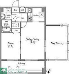 間取図画像 1LDK