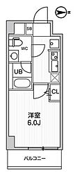 ALTERNA四つ木 1Kの間取図画像