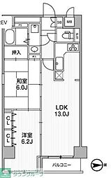 ベルフォーレ御徒町 2LDKの間取図画像