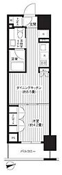 RESIDIA新御徒町 1DKの間取図画像