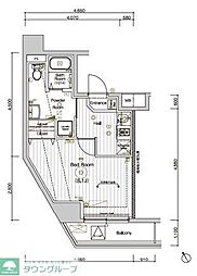 MAXIV ALIVE堀切菖蒲園 1Kの間取図画像