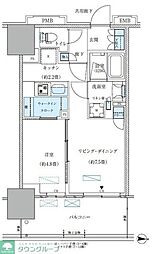 江東区大島4丁目マンション 1LDKの間取図画像