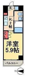FROMA門前仲町リバーサイド 1Kの間取図画像