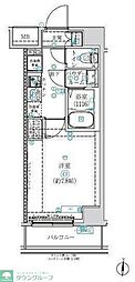 ARTESSIMOVICOLO 1Kの間取図画像
