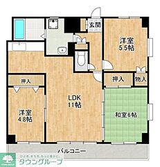 物件の間取り