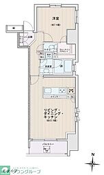 エスティメゾン錦糸町2 1LDKの間取図画像