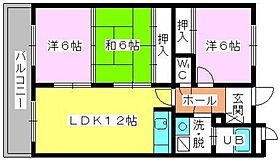 グリーンハイツ若宮 302 ｜ 福岡県福岡市東区若宮１丁目（賃貸マンション3LDK・3階・71.07㎡） その2