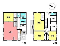 宇賀野　中古戸建 4SLDKの間取り