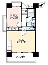 URアルビス前原  ｜ 千葉県船橋市前原西6丁目（賃貸マンション1LDK・6階・49.41㎡） その1