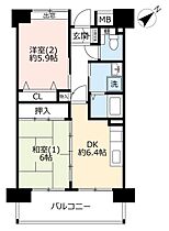 URアルビス前原  ｜ 千葉県船橋市前原西6丁目（賃貸マンション2DK・9階・49.03㎡） その2