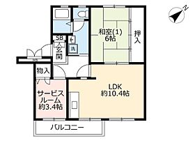 UR高洲第一  ｜ 千葉県千葉市美浜区高洲3丁目（賃貸マンション1LDK・3階・54.03㎡） その2