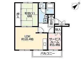 UR高洲第一  ｜ 千葉県千葉市美浜区高洲3丁目（賃貸マンション1LDK・5階・54.03㎡） その2