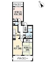 URコンフォール浦安弁天  ｜ 千葉県浦安市弁天1丁目（賃貸マンション2LDK・2階・61.91㎡） その2