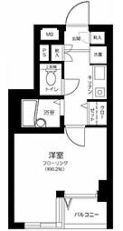 プレール新宿落合 1Kの間取図画像