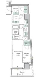ONE ROOF RESIDENCE NAKANO 1LDKの間取図画像