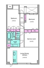 物件の間取り