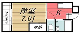 グリーンM　1  ｜ 千葉県市原市西五所（賃貸アパート1K・1階・29.70㎡） その2