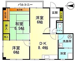 間取図画像 3DK