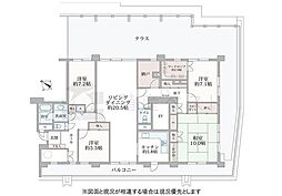 杉並和田ハイム 4LDKの間取図画像