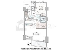 ディアナガーデン西麻布 1LDKの間取図画像