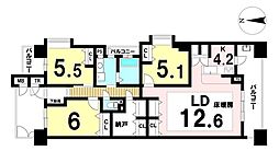 ローレルコート弥富東 3SLDKの間取図画像