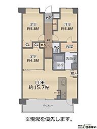 コアマンション和白丘ネクステージA棟 3LDKの間取図画像