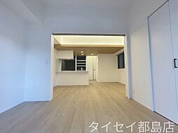 JR東西線 大阪城北詰駅 徒歩3分の賃貸マンション 4階1LDKのリビング/ダイニング