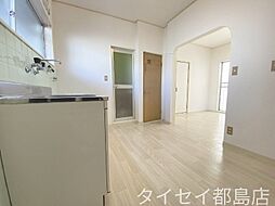 京阪本線 土居駅 徒歩8分の賃貸アパート 2階2DKのリビング/ダイニング