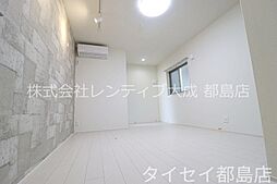 おおさか東線 城北公園通駅 徒歩4分の賃貸アパート 1階1Kのリビング/ダイニング