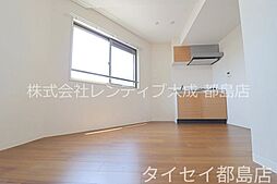 JR大阪環状線 桜ノ宮駅 徒歩6分の賃貸マンション 2階ワンルームのリビング/ダイニング