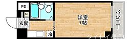 クリスタルコート66 1Kの間取図画像