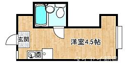 サクセスコート都島 ワンルームの間取図画像