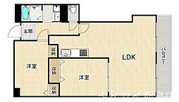 シャトーピィエルピーキトーハイツ 2LDKの間取図画像
