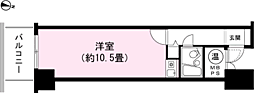 ライオンズヒルズ熱川 ワンルームの間取図画像