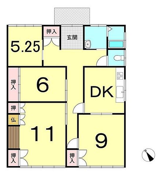間取りを拡大表示