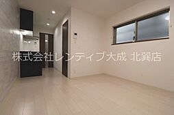 JR関西本線 東部市場前駅 徒歩15分の賃貸アパート 1階1LDKのリビング/ダイニング