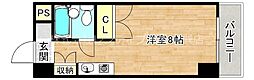 ライオンズマンション今里第3壱番館 ワンルームの間取図画像