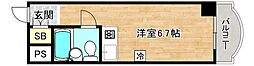 朝日プラザ緑橋2 ワンルームの間取図画像
