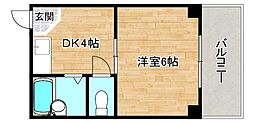 クリアキューブ 1DKの間取図画像