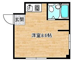 スター21巽南 ワンルームの間取図画像