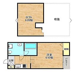セレージャ ワンルームの間取図画像