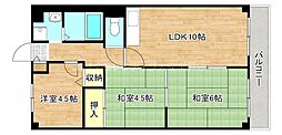 サンリッツタツミ 3LDKの間取図画像