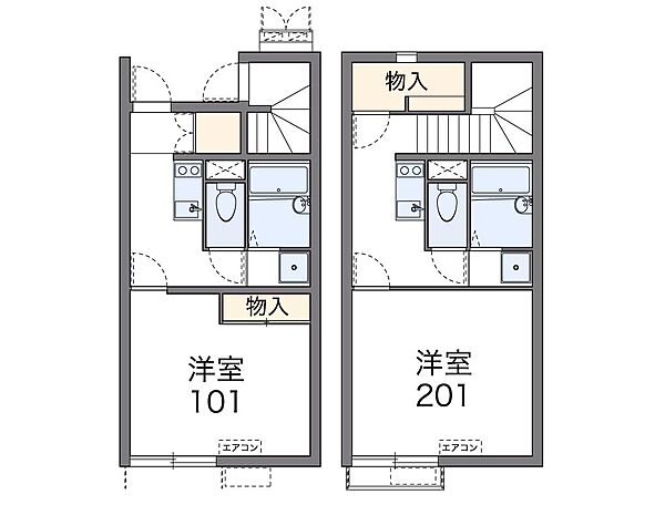 レオネクストコナ＆サンI 102｜兵庫県明石市二見町福里(賃貸アパート1K・1階・23.27㎡)の写真 その2